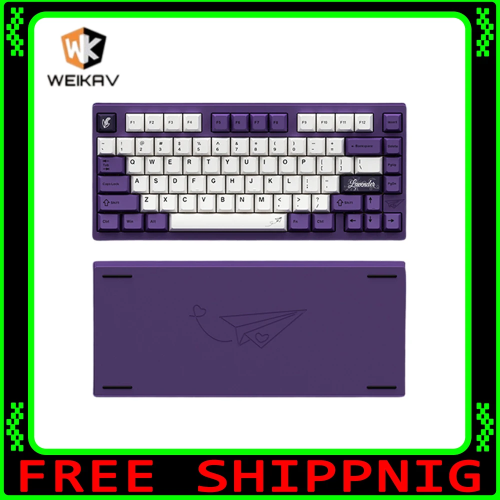 Weikav D75 Mechanical Keyboard Tri Mode Bluetooth Wireless Alumium Alloy Customized Gaming Keyboard Pc Accessories Gamer Gifts
Weikav D75 Mechanical Keyboard Tri Mode Bluetooth Wireless Alumium Alloy Customized Gaming Keyboard Pc Accessories Gamer Gifts