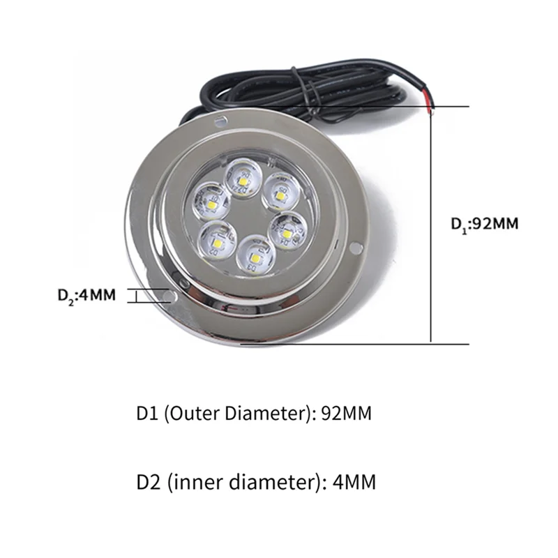 Underwater Light 12V Marine Yacht LED High Power Waterproof 316 Stainless Steel Ocean Stern Light
Underwater Light 12V Marine Yacht LED High Power Waterproof 316 Stainless Steel Ocean Stern Light