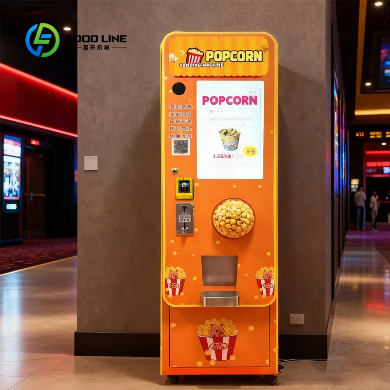 Automatic Kiosk Popcorn Vending Machine Customized High Quality Self Service Multiple Payment SDK Support
Automatic Kiosk Popcorn Vending Machine Customized High Quality Self Service Multiple Payment SDK Support