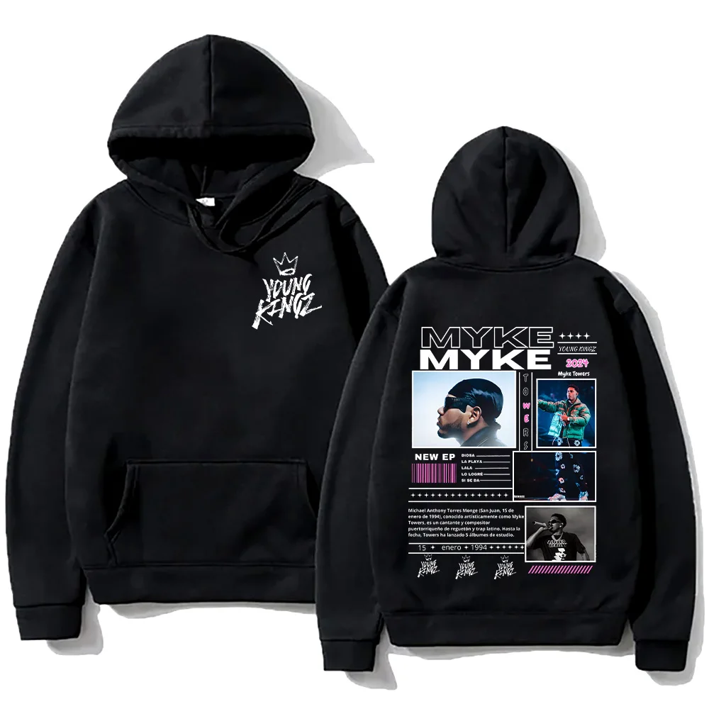 Myke Towers Hoodies New Pattern Aesthetic Clothing Women/Men Oversized Streetwear Autumn/Winter Fashion Hip Hop Casual Pullovers
Myke Towers Hoodies New Pattern Aesthetic Clothing Women/Men Oversized Streetwear Autumn/Winter Fashion Hip Hop Casual Pullovers