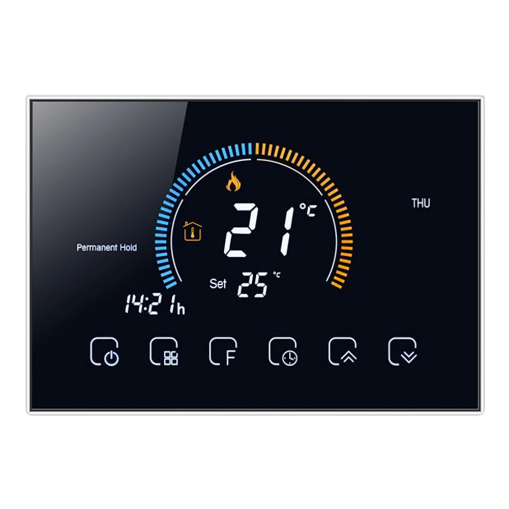 Home Thermostat Programmable Thermostat For Home Heating Data Memory Large Colorful Backlight LCD Lock/unlock Function
Home Thermostat Programmable Thermostat For Home Heating Data Memory Large Colorful Backlight LCD Lock/unlock Function