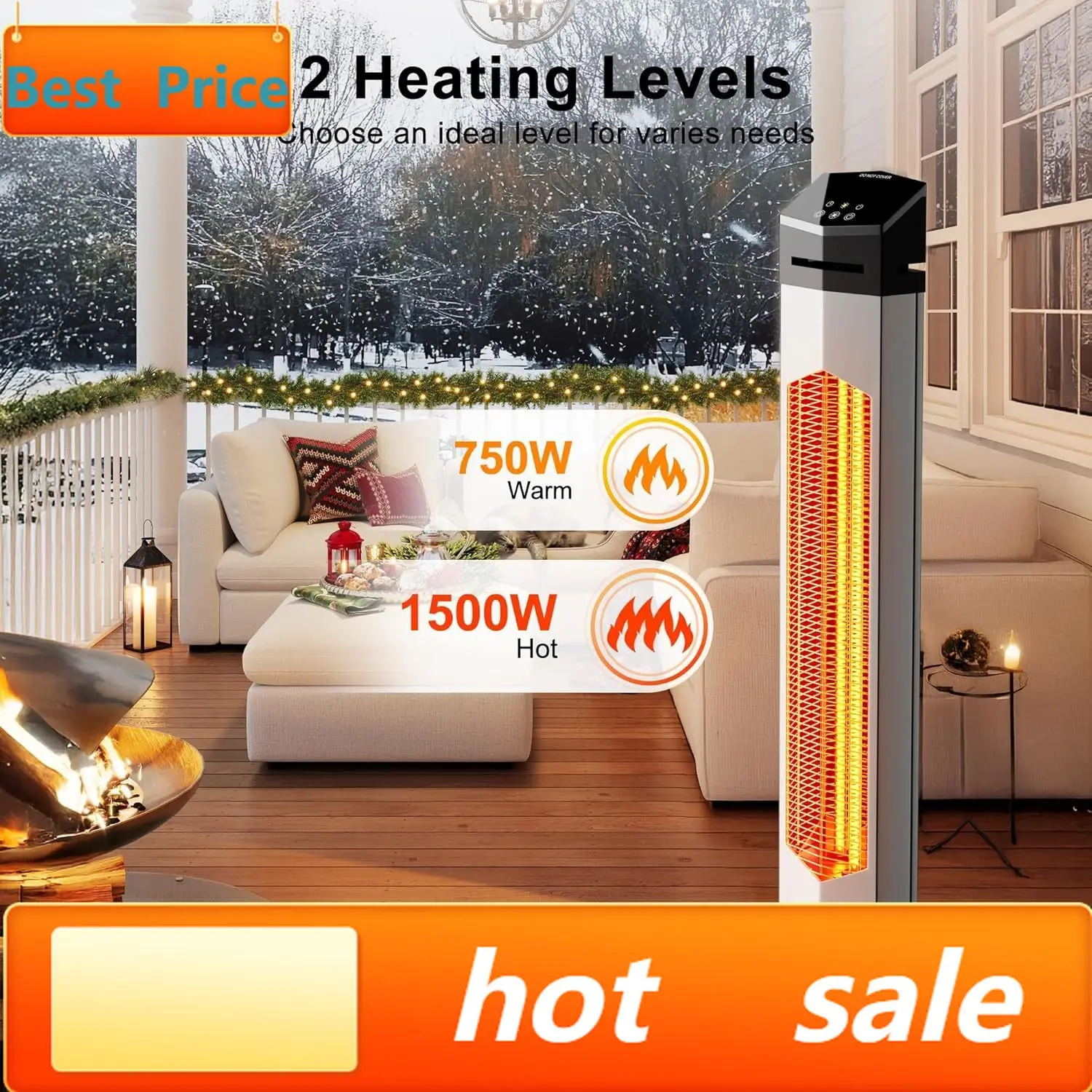 hot-selling37IN Outdoor Patio Heater,Portable Space Radiant Tower Heaters With IP54 Waterproof,12H Timer,Large Room Heater for G
hot-selling37IN Outdoor Patio Heater,Portable Space Radiant Tower Heaters With IP54 Waterproof,12H Timer,Large Room Heater for G