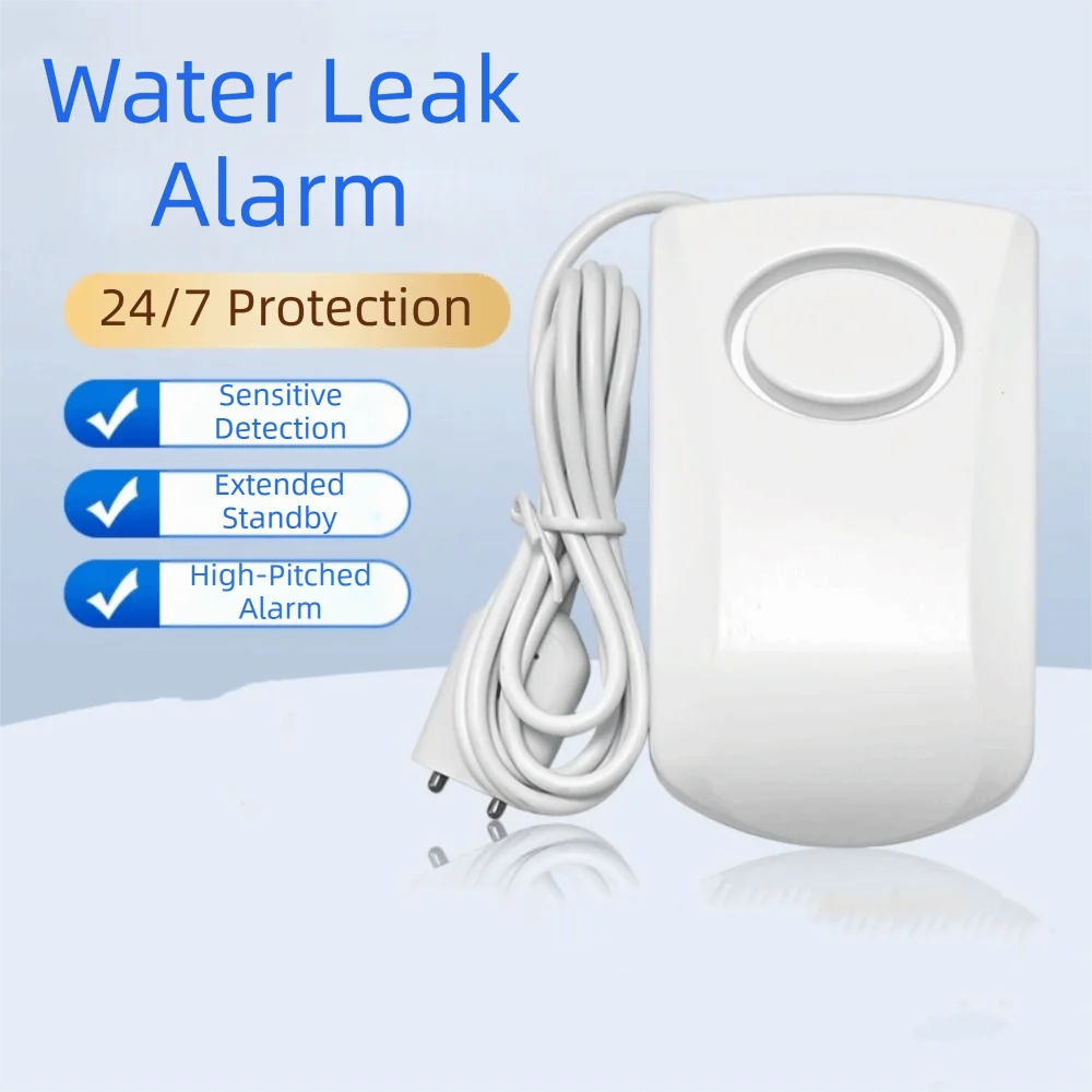 Independent Battery Flood Alarm Sensitive Detection Emergency Alert Water Leak Detector Work Alone Water Level Alarm Basement
Independent Battery Flood Alarm Sensitive Detection Emergency Alert Water Leak Detector Work Alone Water Level Alarm Basement