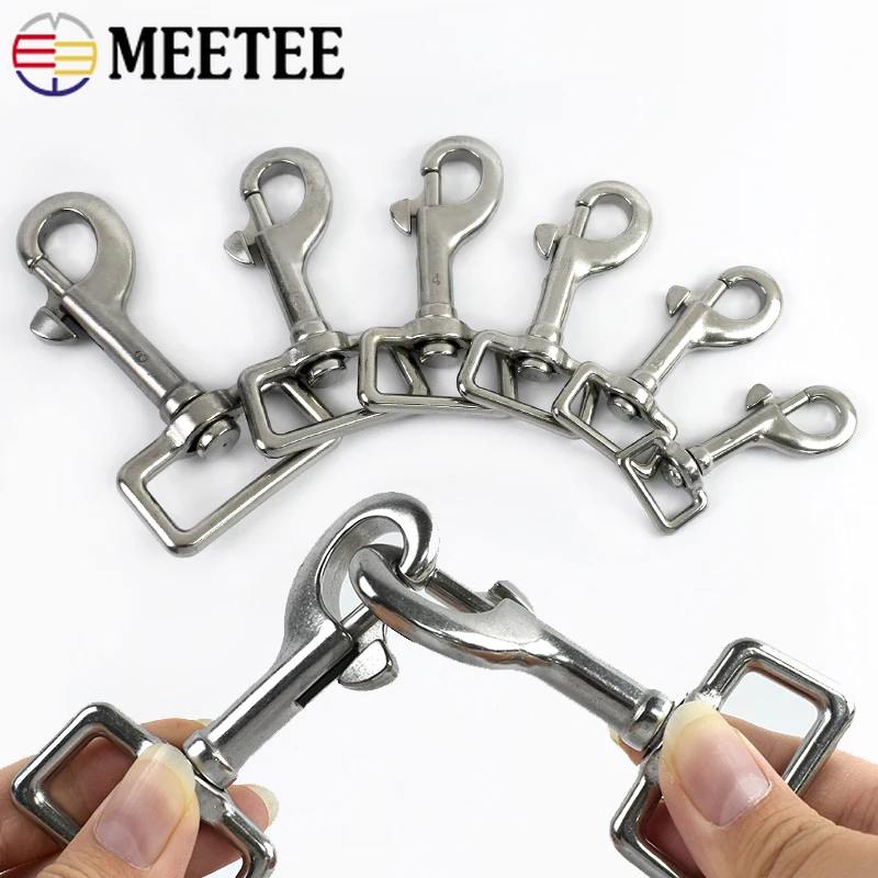 1/2Pcs Meetee 316 Stainless Steel Buckle Rotating Buckles Bag Strap Connect Clasp Dog Leash Outdoor Clip DIY Hardware Accessory
1/2Pcs Meetee 316 Stainless Steel Buckle Rotating Buckles Bag Strap Connect Clasp Dog Leash Outdoor Clip DIY Hardware Accessory