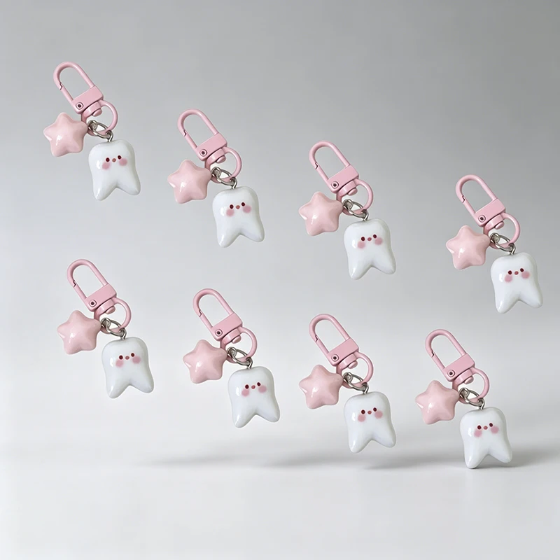 1/5/10pcs Cute Teeth keychain Resin Pendant Tooth Shape Model Key Rings Dentist Decoration Key Chains Creative Birthday Gifts
1/5/10pcs Cute Teeth keychain Resin Pendant Tooth Shape Model Key Rings Dentist Decoration Key Chains Creative Birthday Gifts