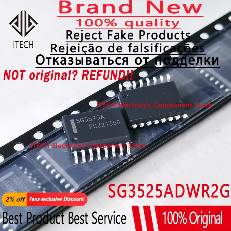 (10-50) шт./партия, оригинальные интегральные схемы SG3525A, SG3525ADWR2G, SG3525ADW, SOP-16, Аутентичные, 100% новые и оригинальные
(10-50) шт./партия, оригинальные интегральные схемы SG3525A, SG3525ADWR2G, SG3525ADW, SOP-16, Аутентичные, 100% новые и оригинальные