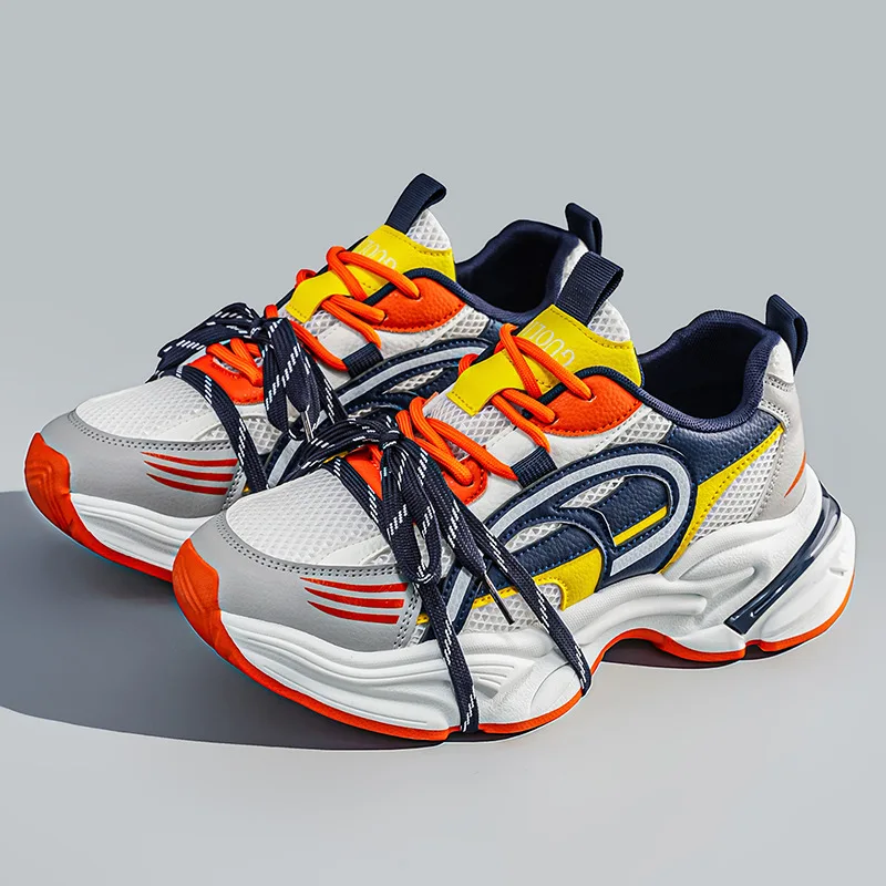 Summer 2026 Men's Retro Color Block Chunky Sneakers Breathable Mesh Platform Casual Sport Shoes Trainers Comfortable Men's Shoes
Summer 2026 Men's Retro Color Block Chunky Sneakers Breathable Mesh Platform Casual Sport Shoes Trainers Comfortable Men's Shoes
