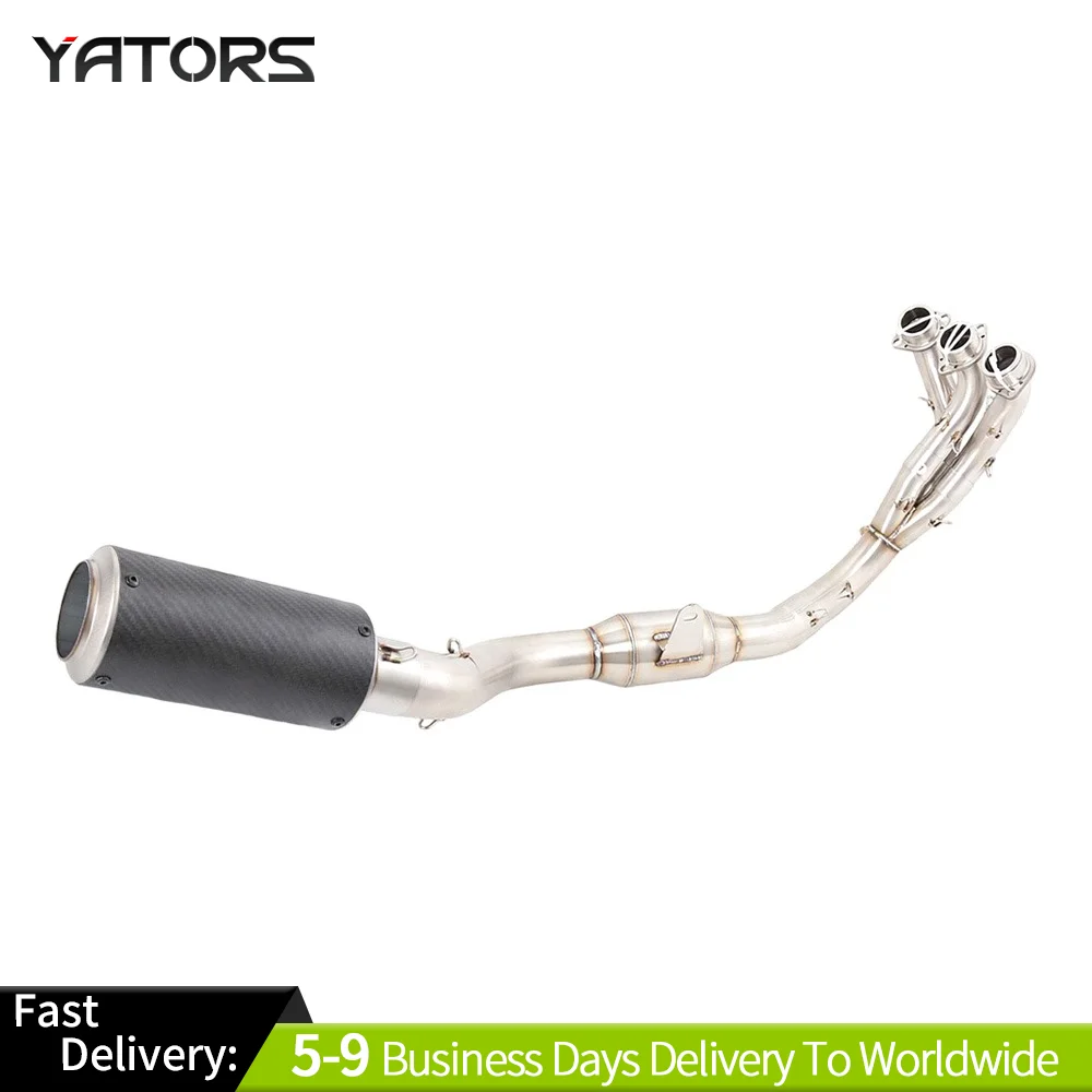 For Yamaha MT-09 2021-2025 Stainless Steel Exhaust Front Pipe Carbon Muffler Exhaust Systems Exhausts Pipes
For Yamaha MT-09 2021-2025 Stainless Steel Exhaust Front Pipe Carbon Muffler Exhaust Systems Exhausts Pipes