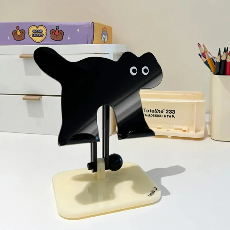 Акриловый держатель для телефона «Черный кот», универсальный для iPad и планшета, милый мультяшный питомец, идеально подходит для настольного использования и просмотра телевизоров с
Акриловый держатель для телефона «Черный кот», универсальный для iPad и планшета, милый мультяшный питомец, идеально подходит для настольного использования и просмотра телевизоров с