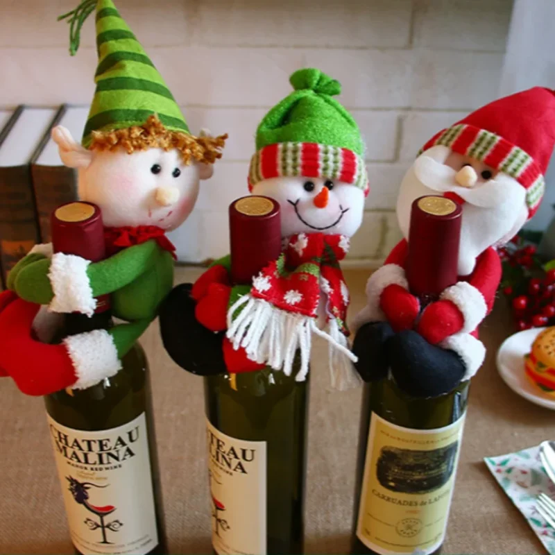 3pcs/set, Creative Santa Claus Snowman Wine Bottle Cover, Christmas Supplies Festival Daily Necessities Household Decoration
3pcs/set, Creative Santa Claus Snowman Wine Bottle Cover, Christmas Supplies Festival Daily Necessities Household Decoration