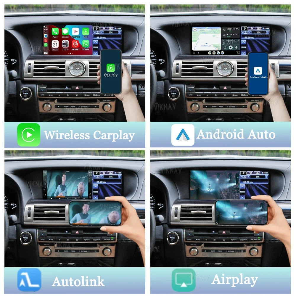 Интерфейсный блок Viknav Linux для Lexus LS 2013-2017 с беспроводным Apple CarPlay, Android Auto, Airplay, Mirror Link, обновлением до джойстика-мыши
Интерфейсный блок Viknav Linux для Lexus LS 2013-2017 с беспроводным Apple CarPlay, Android Auto, Airplay, Mirror Link, обновлением до джойстика-мыши