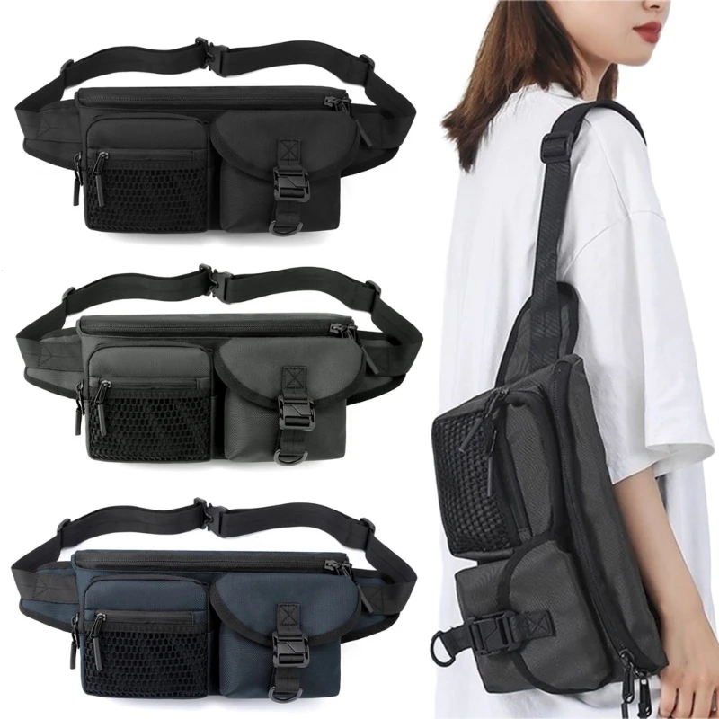 Adult Unisex Outdoor Sports Waist Bag with Multiple Compartments Pocket Women Men Casual Tactical Sling Crossbody Shoulder Bag
Adult Unisex Outdoor Sports Waist Bag with Multiple Compartments Pocket Women Men Casual Tactical Sling Crossbody Shoulder Bag