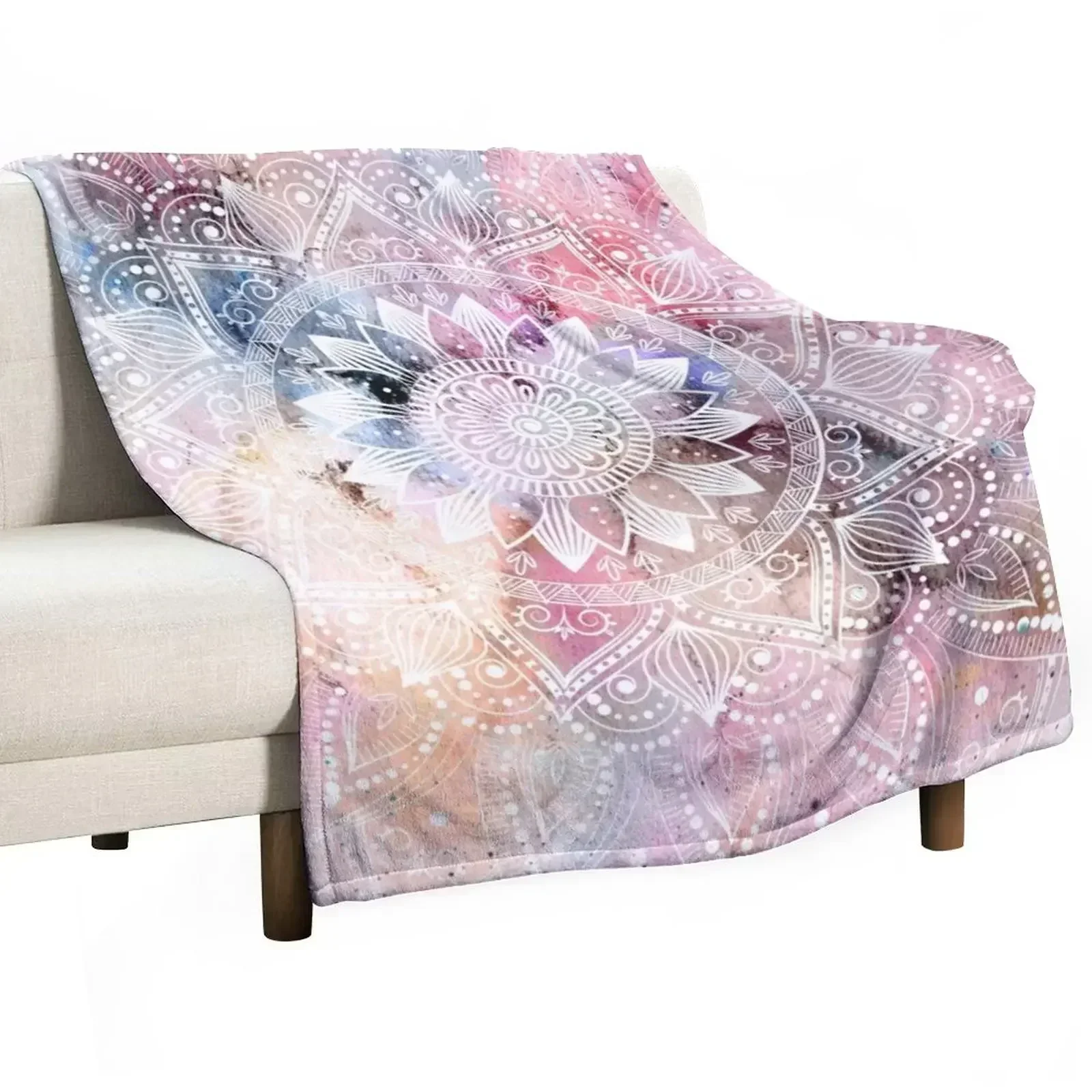 Whimsical white watercolor mandala design Throw Blanket Ultra Plush Cozy Blanket for Napping Sleeping
Whimsical white watercolor mandala design Throw Blanket Ultra Plush Cozy Blanket for Napping Sleeping