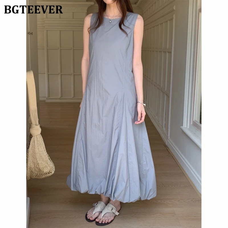 BGTEEVER летнее повседневное свободное женское платье-жилет без рукавов, стильное женское однотонное платье трапециевидной формы с круглым вырезом, женские платья
BGTEEVER летнее повседневное свободное женское платье-жилет без рукавов, стильное женское однотонное платье трапециевидной формы с круглым вырезом, женские платья
