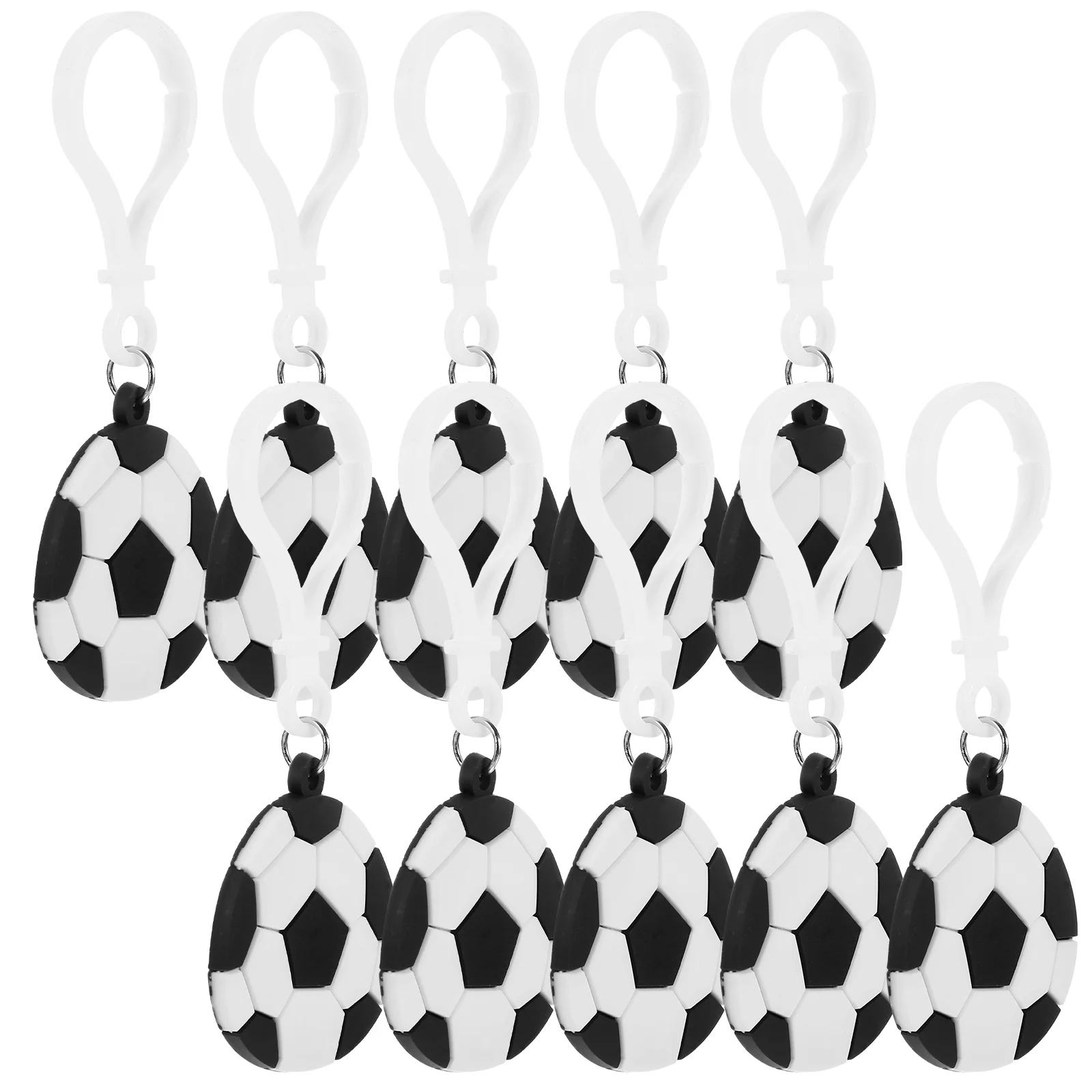 10 Pcs Football Keychain Hanging Sports Gifts Decor Soccer for Boys Compact Bag Pendant Portable
10 Pcs Football Keychain Hanging Sports Gifts Decor Soccer for Boys Compact Bag Pendant Portable