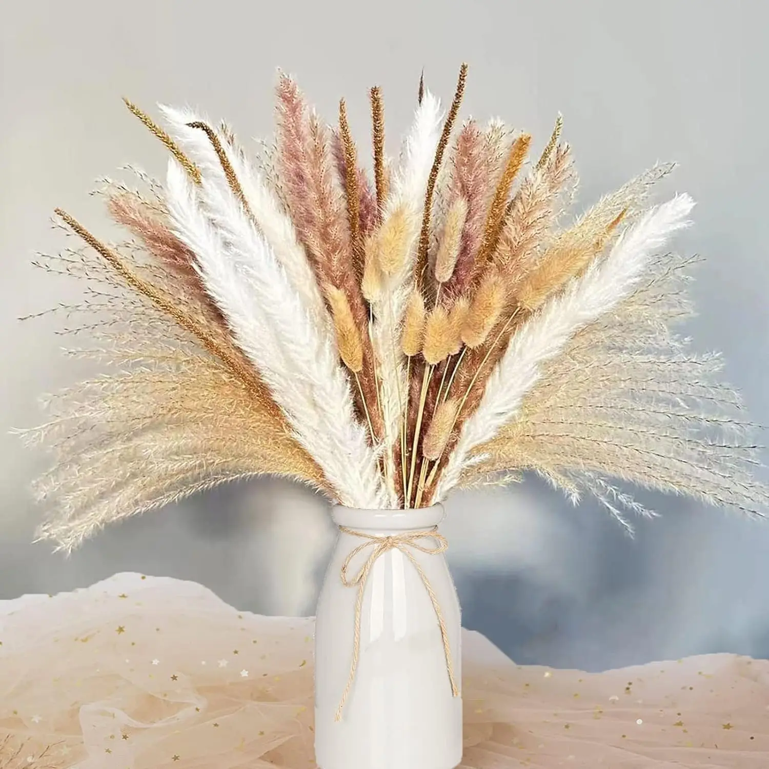 Natural Plant Dried Pampas Grass Bouquet Boho Reed Dried Flower Wedding Scene Photo Shoot Ornaments Thanksgiving Home Decoration
Natural Plant Dried Pampas Grass Bouquet Boho Reed Dried Flower Wedding Scene Photo Shoot Ornaments Thanksgiving Home Decoration