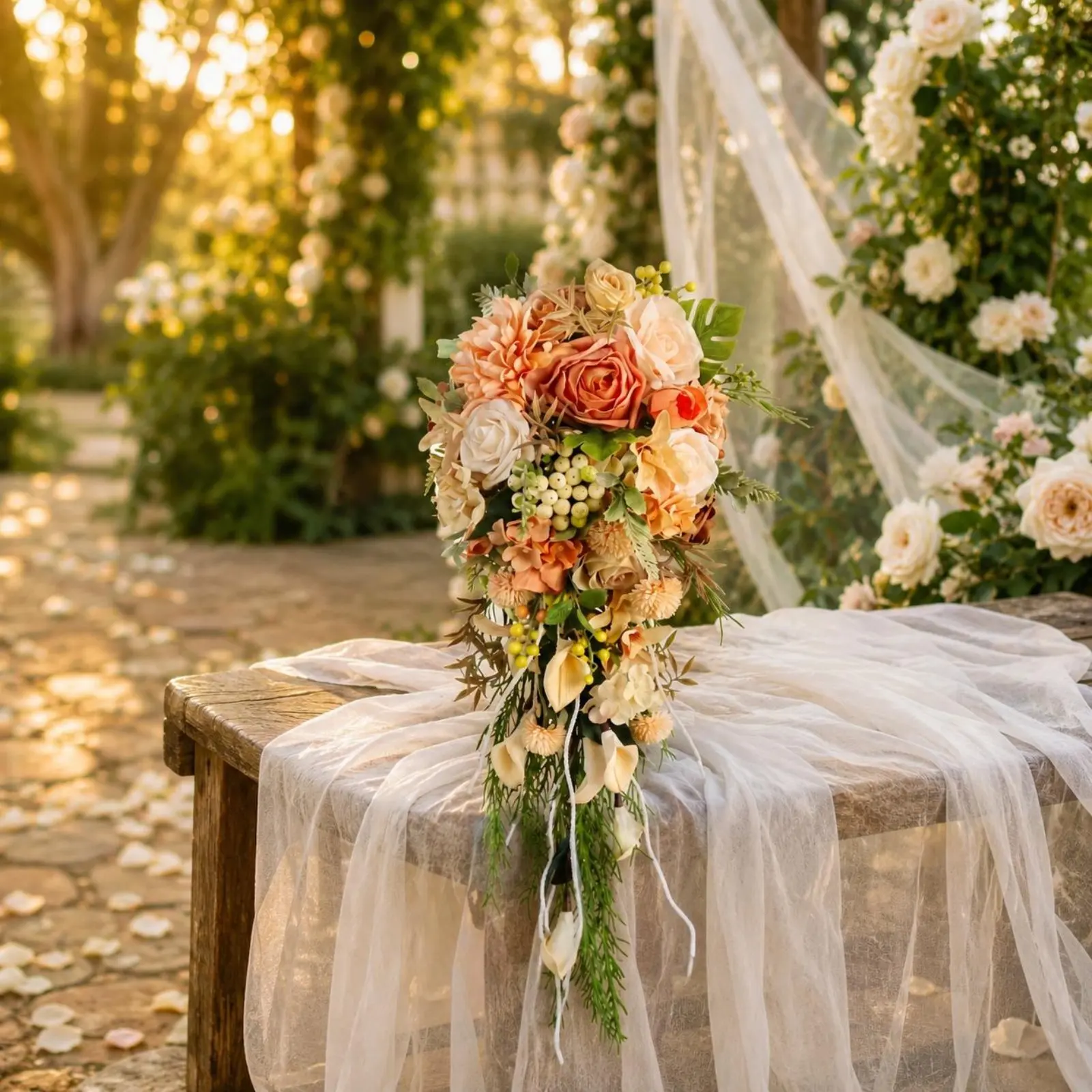 Artificial Waterfall Floral Arrangement Long Trailing Design Cascade Bridal Floral Arrangement Photo Prop Realistic Look
Artificial Waterfall Floral Arrangement Long Trailing Design Cascade Bridal Floral Arrangement Photo Prop Realistic Look