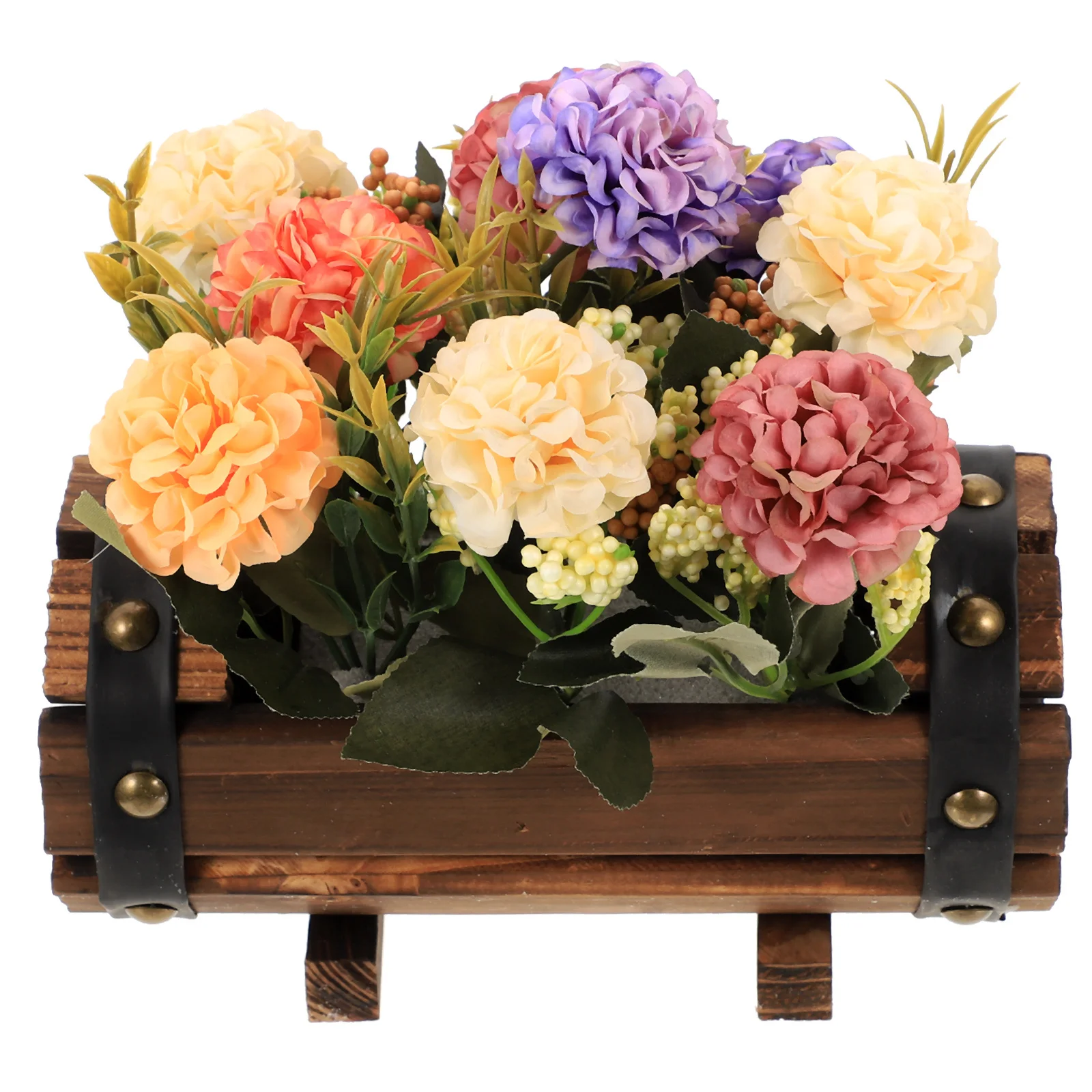 Artificial Flowers Realistic Fake Flower in Wood Pot Wedding Decoration Home Office Simulation Potted Bonsai Floral Ornament
Artificial Flowers Realistic Fake Flower in Wood Pot Wedding Decoration Home Office Simulation Potted Bonsai Floral Ornament