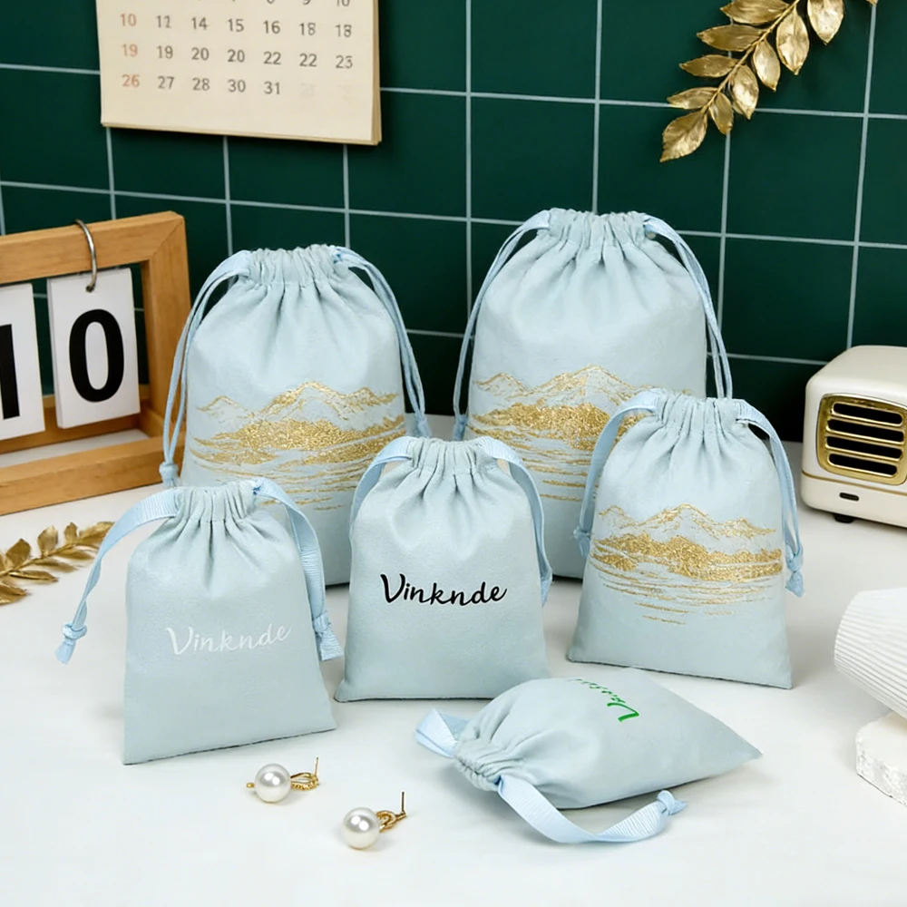 50Pcs Small Jewelry Colored Flannel Bags Custom Logo Printed Pouch Jewelry Gift Drawstring Bag Wedding Mini Muslin Dust Sack
50Pcs Small Jewelry Colored Flannel Bags Custom Logo Printed Pouch Jewelry Gift Drawstring Bag Wedding Mini Muslin Dust Sack