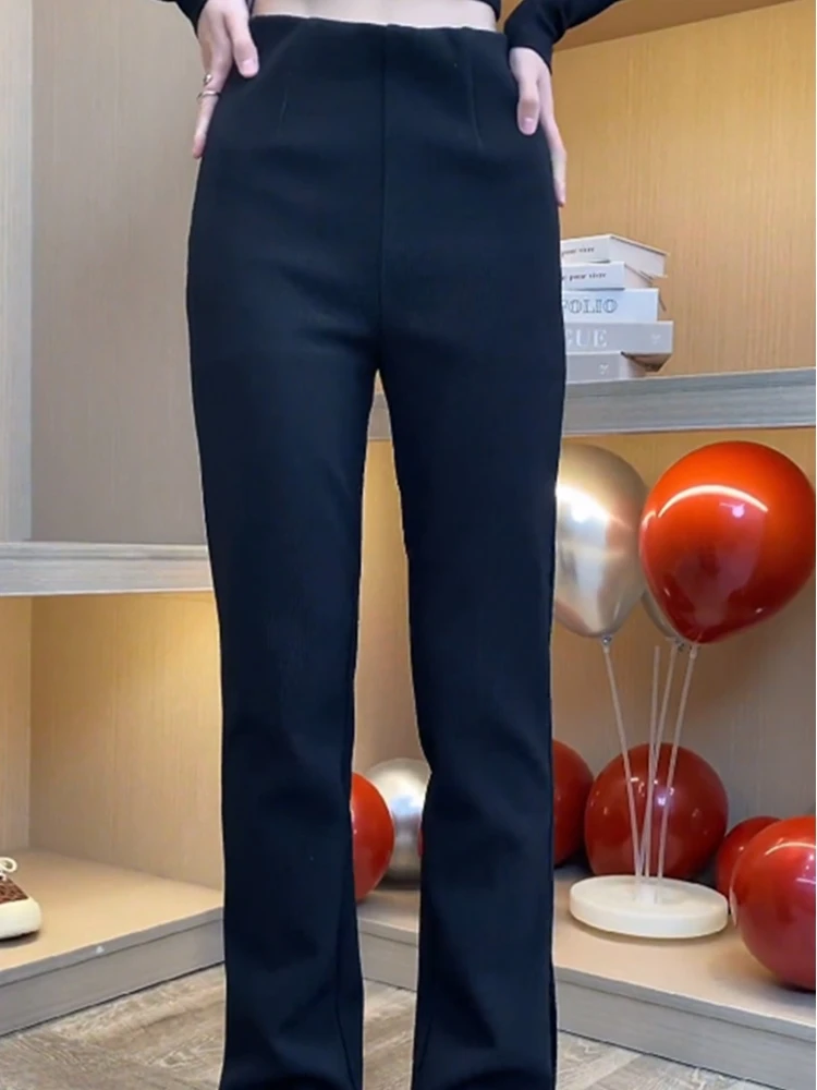 Elegant High Waist Straight Leg Pants for Women Casual Split Design Slimming Long Trousers Spring 2026 Korean Style Commute
Elegant High Waist Straight Leg Pants for Women Casual Split Design Slimming Long Trousers Spring 2026 Korean Style Commute
