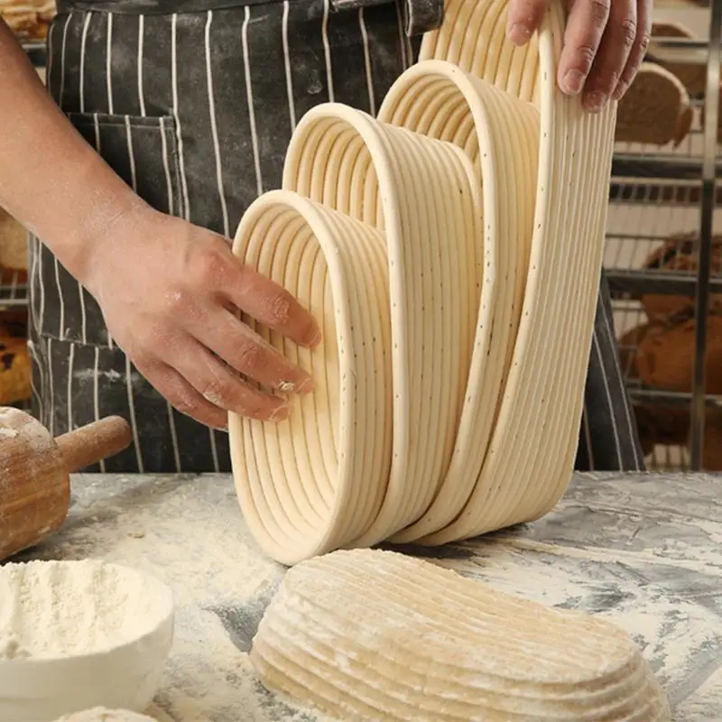 Rattan Dough Proofing Bowl Reusable Rattan Bread Pans Homemade Kitchen Gadgets Versatile Baking Supplies For Home Baker Artisan
Rattan Dough Proofing Bowl Reusable Rattan Bread Pans Homemade Kitchen Gadgets Versatile Baking Supplies For Home Baker Artisan