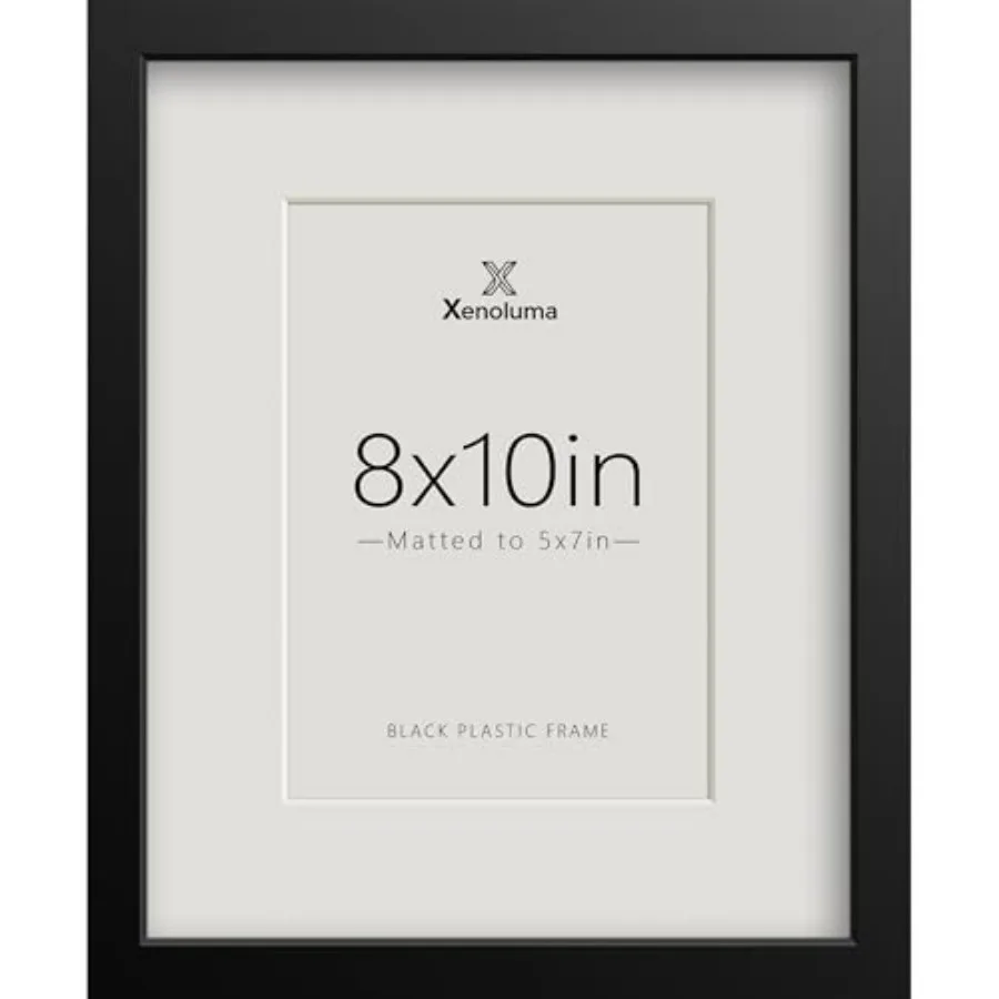 8x10 Black Picture Frame with 5x7 Mat - 8 x 10 Photo Frames, Shatter Resistant HD Plexiglass, Wall and Tabletop, Vertical Horiz
8x10 Black Picture Frame with 5x7 Mat - 8 x 10 Photo Frames, Shatter Resistant HD Plexiglass, Wall and Tabletop, Vertical Horiz