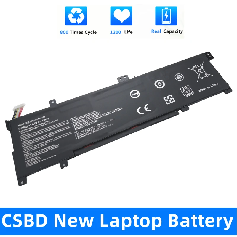 CSBD New B31N1429 Аккумулятор для ноутбука ASUS A501L A501LX A501L A501LB5200 K501U K501UX K501UB K501UW K501LB K501LX K501L 48Wh
CSBD New B31N1429 Аккумулятор для ноутбука ASUS A501L A501LX A501L A501LB5200 K501U K501UX K501UB K501UW K501LB K501LX K501L 48Wh