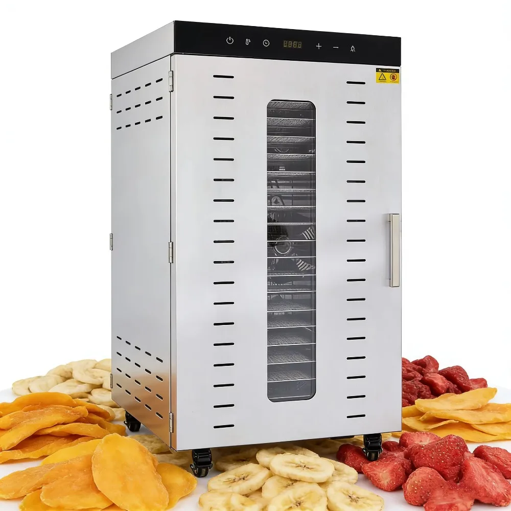 Commercial 20 Layers Electric Heating Hot Air Dryer Industrial Fruit Vegetable Chips Food Dehydrator Drying Processor Equipment
Commercial 20 Layers Electric Heating Hot Air Dryer Industrial Fruit Vegetable Chips Food Dehydrator Drying Processor Equipment