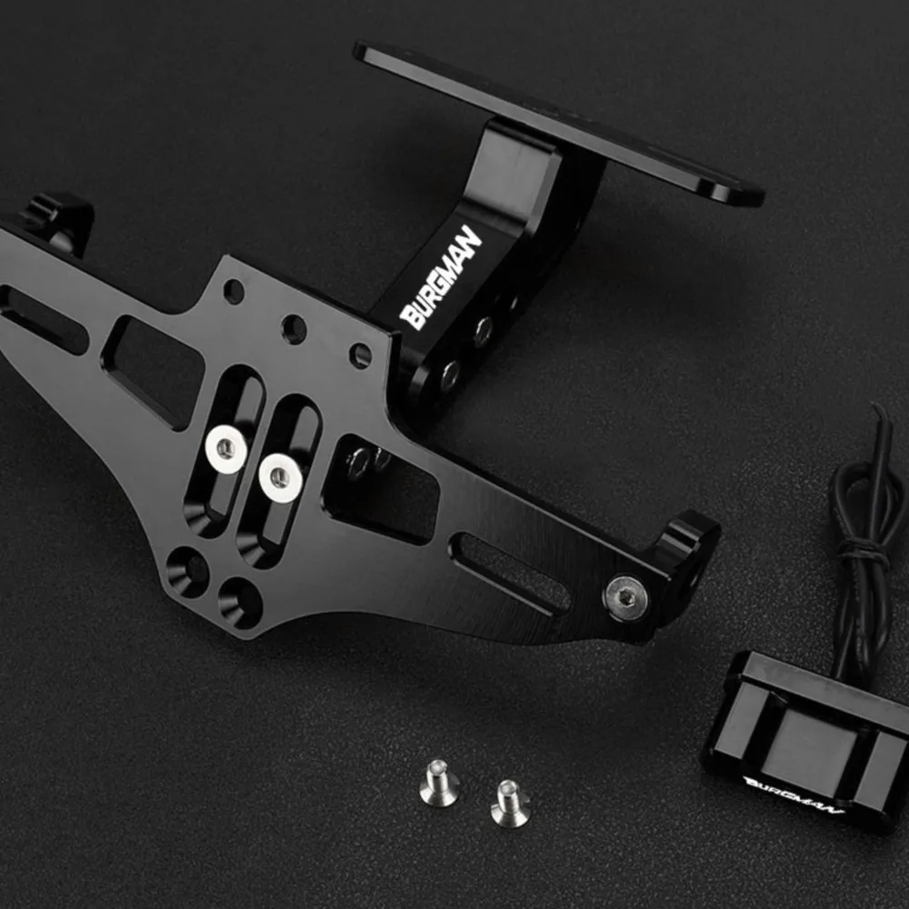 Motorcycle CNC Rear Tail Tidy License Plate Holder Bracket LED Light For SUZUKI Burgman 400 650 125 AN400 AN650 AN SKYWAVE 400
Motorcycle CNC Rear Tail Tidy License Plate Holder Bracket LED Light For SUZUKI Burgman 400 650 125 AN400 AN650 AN SKYWAVE 400