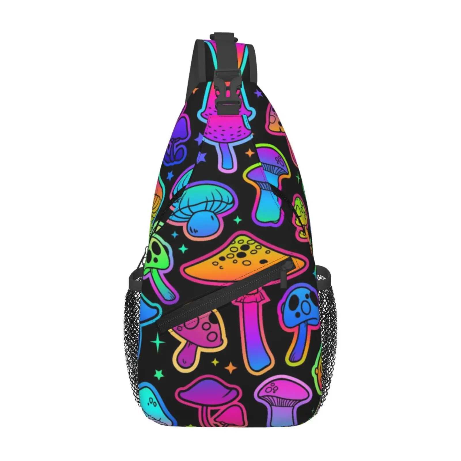 Colorful Psychedelic Mushroom Print Sling Bag Men Women Chest Bag Car Shoulder Backpack Daypack for Hiking Outdoor Sports Bag
Colorful Psychedelic Mushroom Print Sling Bag Men Women Chest Bag Car Shoulder Backpack Daypack for Hiking Outdoor Sports Bag