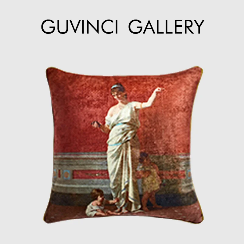 GUVINCI Roman Art Oil Painting Inspired Cushin Covers Retro French Superior Sense Throw Pillow Case 45x45cm For Living Room Sofa
GUVINCI Roman Art Oil Painting Inspired Cushin Covers Retro French Superior Sense Throw Pillow Case 45x45cm For Living Room Sofa