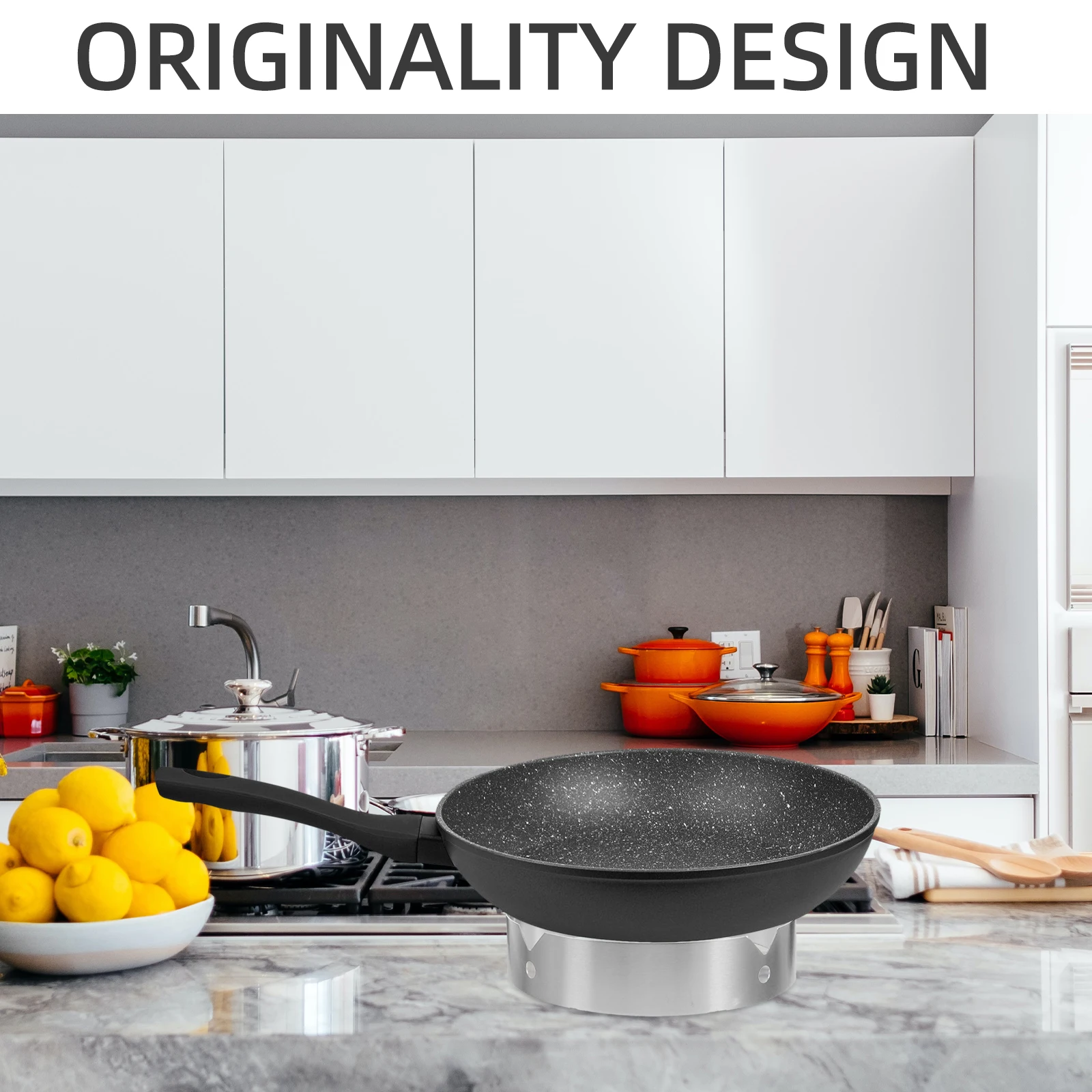 Stainless Steel Pot Rack Slotted Spoon Rack Round Kitchen Insulated Storage Organizer for Various Pots and Pans Multi-Function
Stainless Steel Pot Rack Slotted Spoon Rack Round Kitchen Insulated Storage Organizer for Various Pots and Pans Multi-Function