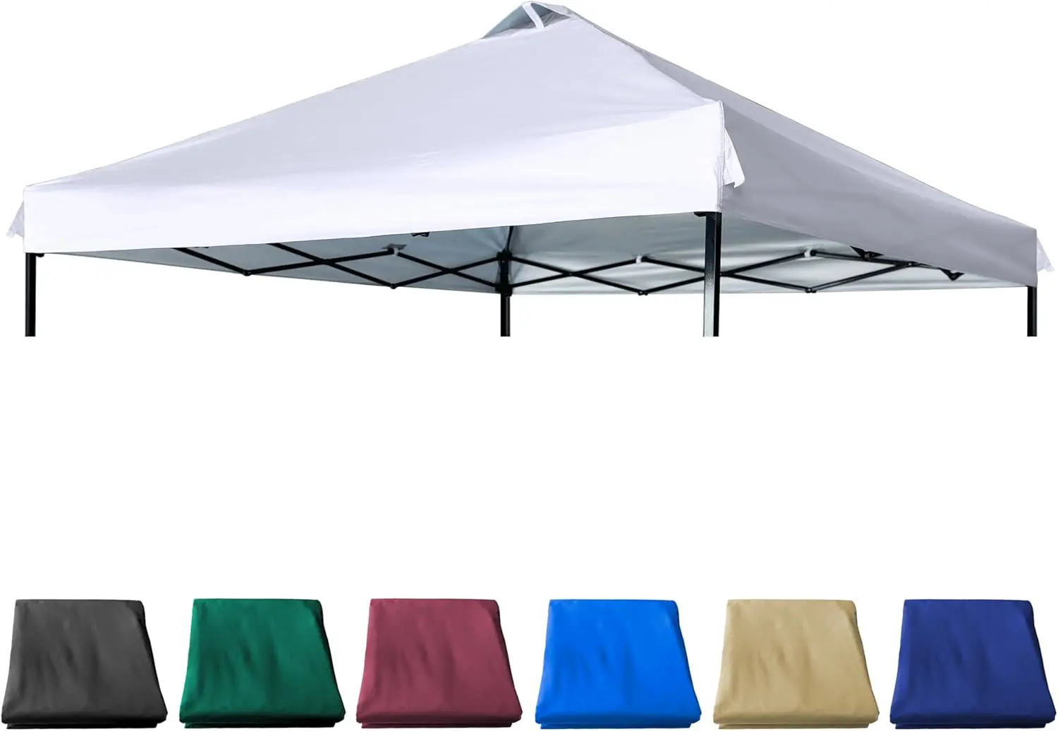 12x12 Canopy Replacement Top with Air Vent Silver Coated for Straight Leg Canopy Frame, (White)
12x12 Canopy Replacement Top with Air Vent Silver Coated for Straight Leg Canopy Frame, (White)
