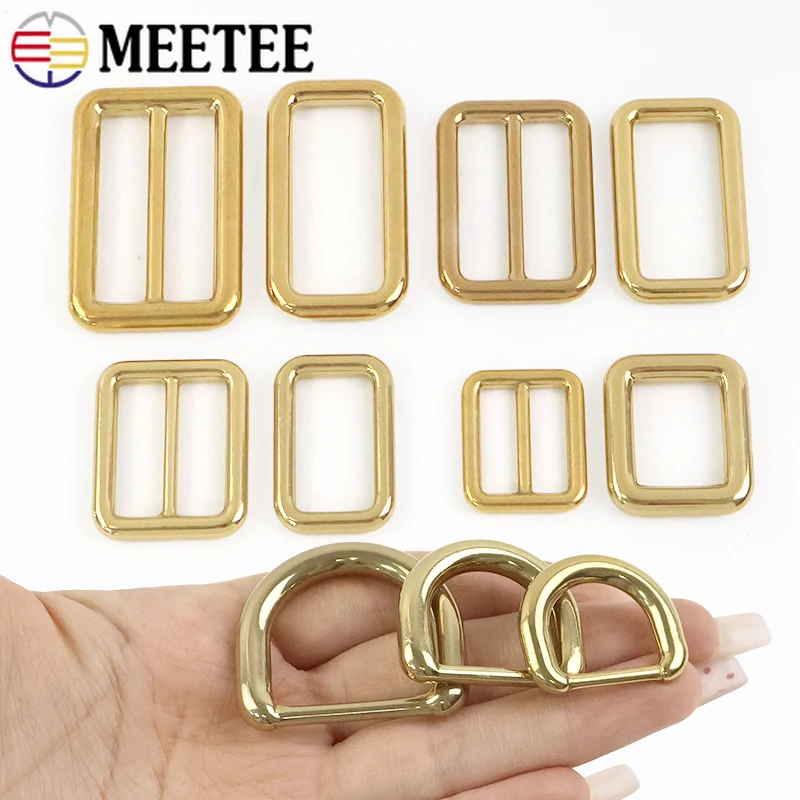 5Pcs Meetee 15-38mm Solid Brass D Ring Dog Collar Tri Glide Slider Buckle Webbing Strap Adjust Hook Belt Buckles Connect Clasp
5Pcs Meetee 15-38mm Solid Brass D Ring Dog Collar Tri Glide Slider Buckle Webbing Strap Adjust Hook Belt Buckles Connect Clasp
