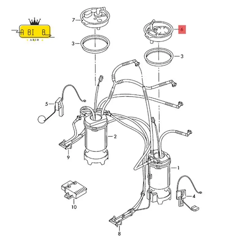 ABIB -Car Engine Flange And Fuel Filter For Touareg 3.0L 3.6L V6 Gas Filters 7P0919679 A2C53356346Z 95862042100
ABIB -Car Engine Flange And Fuel Filter For Touareg 3.0L 3.6L V6 Gas Filters 7P0919679 A2C53356346Z 95862042100