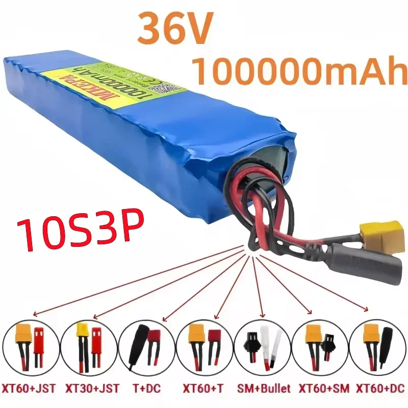 10С3П 36В 100000 mAh 18650, литиевая аккумуляторная батарея, модифицированный велосипедный скутер, электромобиль и т. д.
10С3П 36В 100000 mAh 18650, литиевая аккумуляторная батарея, модифицированный велосипедный скутер, электромобиль и т. д.