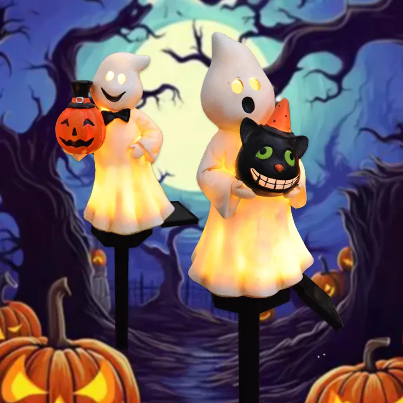 Solar Outdoor Courtyard Halloween Christmas Pumpkin Lights Resin Garden Ghost Festival Atmosphere Decorative Lawn Light
Solar Outdoor Courtyard Halloween Christmas Pumpkin Lights Resin Garden Ghost Festival Atmosphere Decorative Lawn Light