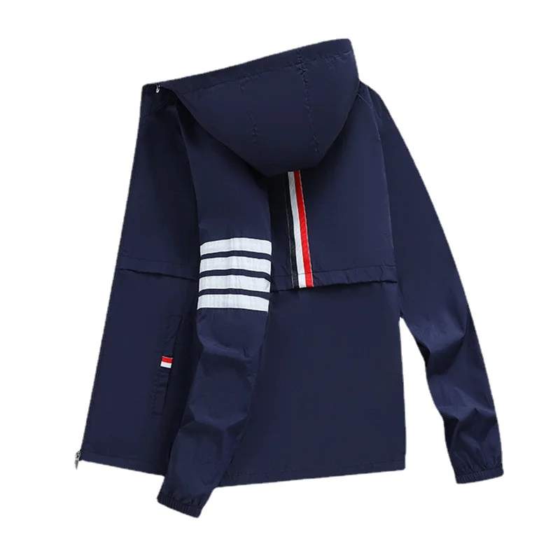 Men Waterproof Wind Breaker Coat Zipper Hoodie Jacket Quick Drying Sport Outwear Stoper Raincoat Hot Selling
Men Waterproof Wind Breaker Coat Zipper Hoodie Jacket Quick Drying Sport Outwear Stoper Raincoat Hot Selling