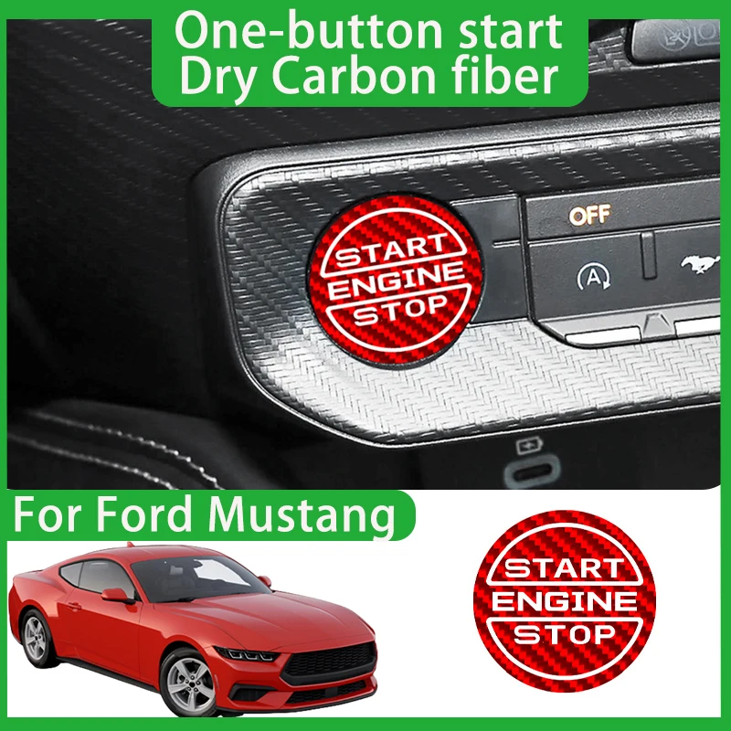 Car Engine One Button Start Button Decorative Sticker for For Ford Mustang 2024 2025 Carbon Fiber Accessories Car Interior
Car Engine One Button Start Button Decorative Sticker for For Ford Mustang 2024 2025 Carbon Fiber Accessories Car Interior
