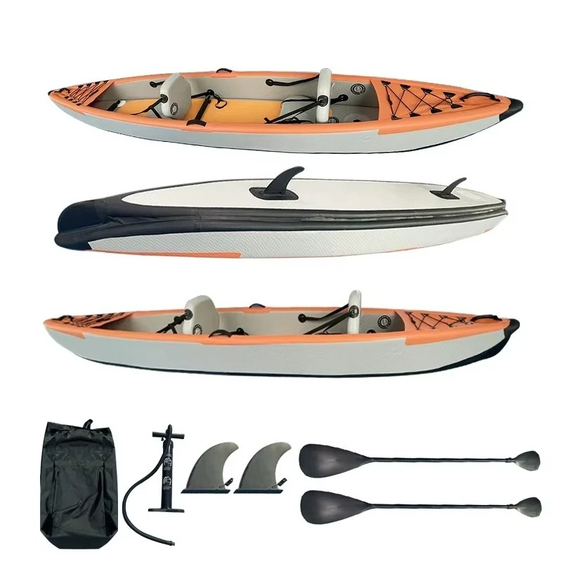 Two Person Kayak Boat Foil Inflatable Water Sport Lake Fun Drifting Carbon Paddle Rowing Drop Stitch Surfing Paddle Board Kayak
Two Person Kayak Boat Foil Inflatable Water Sport Lake Fun Drifting Carbon Paddle Rowing Drop Stitch Surfing Paddle Board Kayak