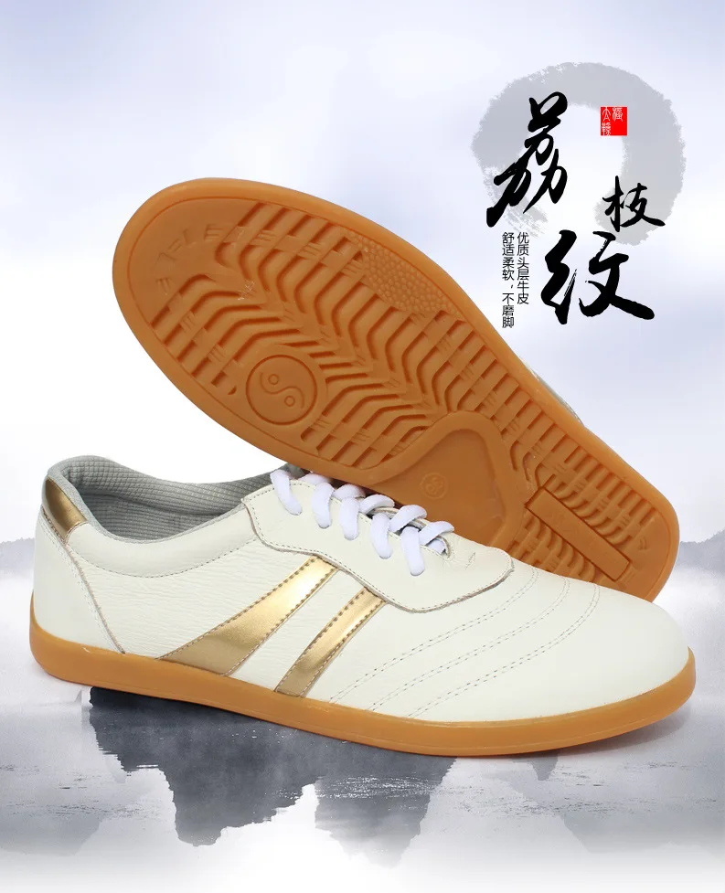 Chinese Style Cowhide Men Unisex Tai Chi Martial Arts Shoes Training Casual Gym Workout Sneakers Taekwondo Karate Kungfu Shoes
Chinese Style Cowhide Men Unisex Tai Chi Martial Arts Shoes Training Casual Gym Workout Sneakers Taekwondo Karate Kungfu Shoes