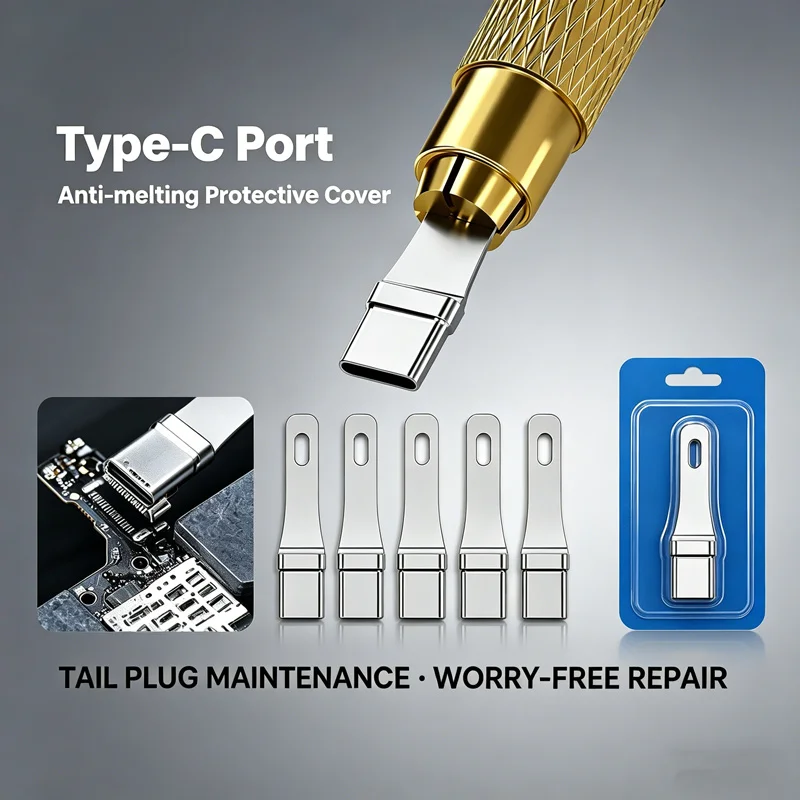 MECHANIC TC-51 Type-C Anti-melting Protective Cover Set Soldering Heat Protection Sleeve for Phone Repair
MECHANIC TC-51 Type-C Anti-melting Protective Cover Set Soldering Heat Protection Sleeve for Phone Repair