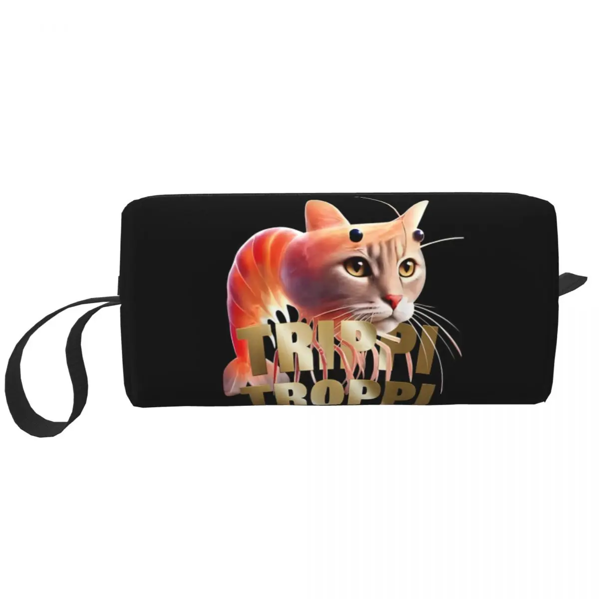 Trippi Troppi Cat итальянская косметичка Brainrot Meme для женщин, косметички, дорожная повседневная косметичка-органайзер, товары
Trippi Troppi Cat итальянская косметичка Brainrot Meme для женщин, косметички, дорожная повседневная косметичка-органайзер, товары