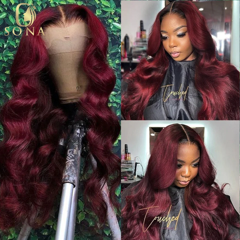 Dark Root Burgundy 13X6 Transparent Lace Front Wigs Green Honey Blonde 4/27# 13X4 Red Lace Frontal Human Hair Wigs For Women
Dark Root Burgundy 13X6 Transparent Lace Front Wigs Green Honey Blonde 4/27# 13X4 Red Lace Frontal Human Hair Wigs For Women