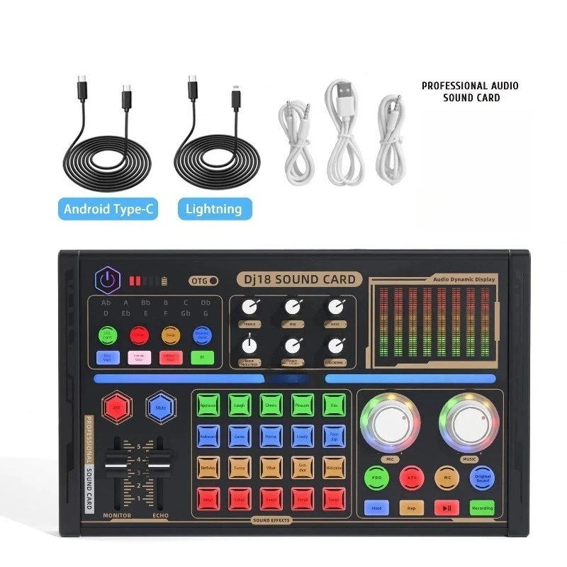Condenser Microphone DJ18 48V Audio Recording Device For Live Streaming Karaoke Phone Computer Voice
Condenser Microphone DJ18 48V Audio Recording Device For Live Streaming Karaoke Phone Computer Voice
