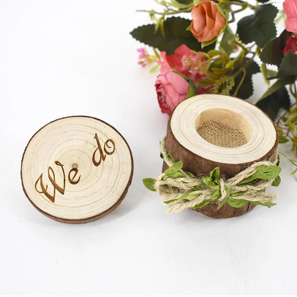 2Pcs Wooden Box Vintage Ring Holder Style Wedding Ceremony Proposal Jewelry Storage Natural Wood Small Lightweight
2Pcs Wooden Box Vintage Ring Holder Style Wedding Ceremony Proposal Jewelry Storage Natural Wood Small Lightweight