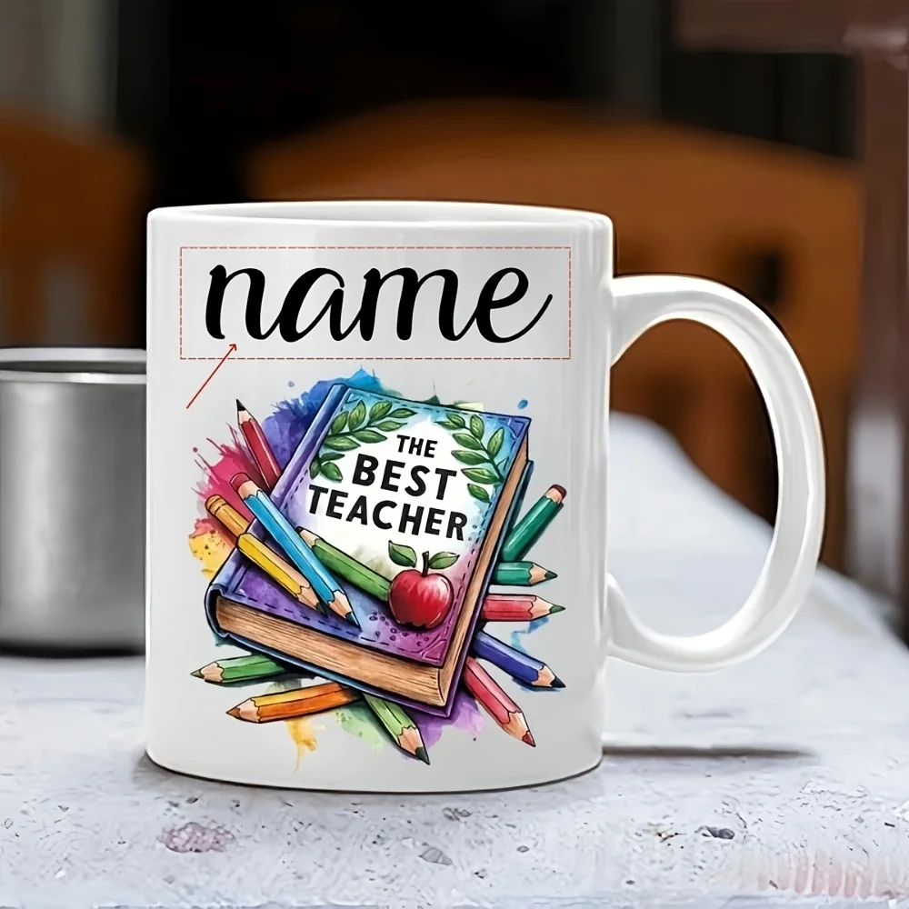 Personalized Teacher Cup Custom "Best Teacher" Design Double-Sided Printed Ceramic Mug Suitable for Teachers Student Celebration
Personalized Teacher Cup Custom "Best Teacher" Design Double-Sided Printed Ceramic Mug Suitable for Teachers Student Celebration