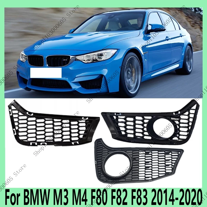 For BMW M3 M4 F80 F82 F83 2014-2020 Convert M Style Car Accessories Front Bumper Surround Fog Light Mesh Grille Frame
For BMW M3 M4 F80 F82 F83 2014-2020 Convert M Style Car Accessories Front Bumper Surround Fog Light Mesh Grille Frame