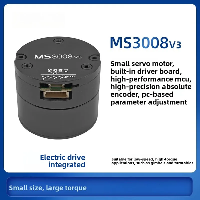 MS3008 V3 BLDC Servo Motor with Built-in Drive – for Gimbal & PTZ
MS3008 V3 BLDC Servo Motor with Built-in Drive – for Gimbal & PTZ