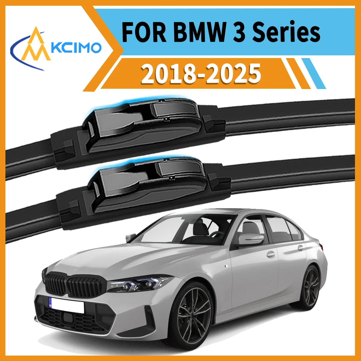 Premium 2-Pack Windshield Wipers Compatible For BMW 3 Series 2018-2025 All-Weather Durability for Unobstructed Safe Driving
Premium 2-Pack Windshield Wipers Compatible For BMW 3 Series 2018-2025 All-Weather Durability for Unobstructed Safe Driving